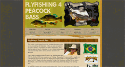 Desktop Screenshot of flyfishing4peacockbass.com